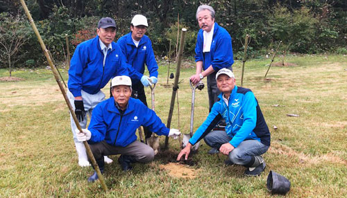 桜の苗木植樹事業⑨