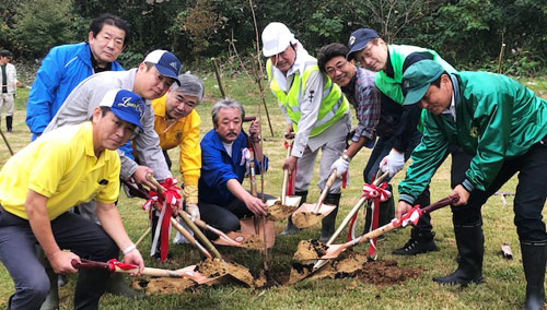 桜の苗木植樹事業⑩