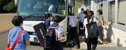 社会見学出発式③