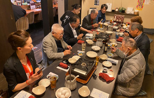 鴨すき食事会05